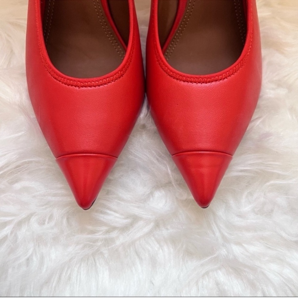 NEW! REISS London “Lowri” Red Leather Court Pumps Heels - Picture 9 of 16
